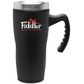 16 Oz. Matte Black Stealth Mug W/Handle